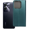 Dėklas Flip case for Realme NOTE 60 Smart Magneto dark žalias