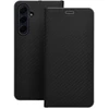 Oem Dėklas su klapką na Samsung A27 Luna Book Carbon juoda