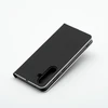 Oem Dėklas su klapką na Samsung A27 Luna Book Carbon juoda