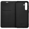 Oem Luna „Book Carbon“ dėklas su klapčiu, skirtas „Samsung S26 FE“, juodas