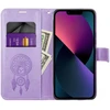 Oem Dėklas su klapką na Samsung S26 FE Mezzo Book łapacz snów violetinė