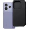 Oem DUAL POCKET Book dėklas skirtas Xiaomi Redmi Note 14 5G juodos spalvos