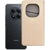 Dėklas su klapką na Xiaomi Redmi NOTE 15 PRO 5G Smart Case Book auksinė