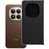 Oem Dėklas su klapką na Xiaomi Redmi NOTE 15 PRO PLUS 5G Luna Book Carbon juoda