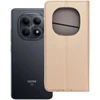 Oem Dėklas su klapką na Xiaomi Redmi NOTE 15 PRO PLUS 5G Smart Case Book auksinė