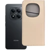 Dėklas su klapką na Xiaomi Redmi NOTE 15 5G Smart Case Book auksinė
