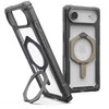 UAG Urban Armor Gear dėklas PLASMA XTE, suderinamas su „MagSafe“, skirtas IPHONE 17, pelenų / titano spalvos