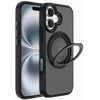 X-ONE Dropguard 2S (stand edition) compatible with MagSafe for iPhone 17 juodas frost matte