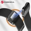 Dirželis „Samsung Galaxy Watch Forcell F-Design FS11“ magnetiniam plienui, 20 mm, sidabrinis