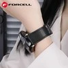 Dirželis „Samsung Galaxy Watch Forcell F-Design FS20“ magnetiniam eko odos 20 mm rudam laikrodžiui