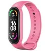 Oem Silicone apyrankė for XIAOMI Mi Band 5 / 6 / 7 pink (37)