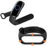 Braders Oem Silikoninė apryrankė skirta XIAOMI Mi Band 5 / 6 / 7 juodos spalvos (01)