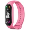 Oem Silikoninė apyrankė skirta Xiaomi Mi Band 5 / 6 / 7 rožinės spalvos (06)