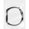 Braders Oem Silikoninė apryrankė skirta XIAOMI Mi Band 5 / 6 / 7 juodos spalvos (01)
