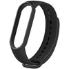 Braders Oem Silikoninė apryrankė skirta XIAOMI Mi Band 5 / 6 / 7 juodos spalvos (01)