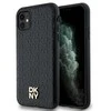 Apple iPhone 11 / XR DKNY odinis dėklas Monogram Pattern Metal Logo MagSafe (DKHMN61PSHRPSK) juodos spalvos