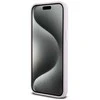 DKNY DKHMP14XSMCHLP Apple iPhone 14 Pro Max 6.7″ rožinės spalvos kietas dėklas Liquid Silicone Small Metal Logo MagSafe