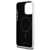 DKNY DKHMP14XSMCHLP Apple iPhone 14 Pro Max 6.7″ rožinės spalvos kietas dėklas Liquid Silicone Small Metal Logo MagSafe