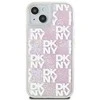 Apple iPhone 13 / 14 / 15 DKNY dėklas Liquid Glitter Multilogo (DKHCP15SLCPEPP) rožinės spalvos