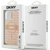 Apple iPhone 15 Plus / 14 Plus DKNY dėklas IML Mono &amp; Stripe MagSafe (DKHMP15MHRHSEP) rožinės spalvos