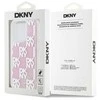 Apple iPhone 15 Pro DKNY dėklas Liquid Glitter Multilogo (DKHCP15LLCPEPP) rožinės spalvos