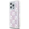Apple iPhone 15 Pro DKNY dėklas Liquid Glitter Multilogo (DKHCP15LLCPEPP) rožinės spalvos