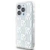 Apple iPhone 15 Pro DKNY dėklas Liquid Glitter Multilogo (DKHCP15LLCPEPT) baltos spalvos