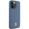 Apple iPhone 15 Pro Max DKNY odinis dėklas Monogram Pattern Metal Logo MagSafe (DKHMP15XPSHRPSB) mėlynos spalvos