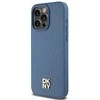 Apple iPhone 15 Pro Max DKNY odinis dėklas Monogram Pattern Metal Logo MagSafe (DKHMP15XPSHRPSB) mėlynos spalvos