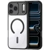 Dux Ducis AIMO Mag dėklas skirtas Apple iPhone 17 Pro suderinamas su MagSafe – juodos spalvos