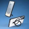DUX DUCIS dėklas AIMO MAG compatible with MagSafe skirtas Samsung Galaxy S25 Edge juodos spalvos