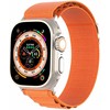 Sport apyrankė buckle for Apple Watch Ultra / 9 / 8 / 7 / 6 / SE / 5 / 4 / 3 / 2 / 1 (42, 44, 45, 49 mm) Dux Ducis Apyrankė GS Version - oranžinės spalvos