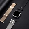 Nerūdijančio plieno magnetinė apyrankė išmaniajam laikrodžiui DUX DUCIS MILANESE, skirta Apple Watch 42 / 44 / 45 mm, juoda