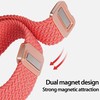 Dux Ducis apyrankė MIXTURE PRO stretchable braided skirta Apple Watch 38 / 40 / 41 mm guava