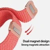 Dux Ducis apyrankė MIXTURE PRO stretchable braided skirta Apple Watch 38 / 40 / 41 mm guava