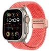 Dux Ducis apyrankė MIXTURE PRO stretchable braided skirta Apple Watch 38 / 40 / 41 mm guava