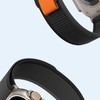DUX DUCIS apyrankė YJ nylon for Apple Watch 42 / 44 / 45 / 49 mm juodos spalvos pilkos spalvos