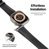 Dux Ducis apyrankė YS genuine leather skirta Apple Watch 38 / 40 / 41 mm juodas