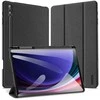 Dux Ducis Domo PU Odinis dėklas with Stand skirtas Samsung Tab S10+ / S9+ / S9 FE+ – juodos spalvos