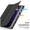 Dux Ducis Domo PU Odinis dėklas with Stand skirtas Samsung Tab S10+ / S9+ / S9 FE+ – juodos spalvos