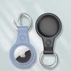 Dux Ducis 4vnt set Silicone flexible cover keychain loop dėklas skirtas Apple AirTag (juodos spalvos / žalios spalvos / rožinės spalvos / mėlynos spalvos)
