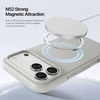 Dėklas DUX DUCIS case PIEL LIQUID SILICONE compatible with MagSafe for iPhone 18 Pro/17 Pro beige