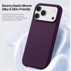 Dėklas DUX DUCIS case PIEL LIQUID SILICONE compatible with MagSafe for iPhone 18 Pro Max/17 Pro max burgundy