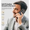 Dux Ducis dėklas RAFI II MAG su stoveliu suderinamas su MagSafe skirtas Samsung Galaxy A35 juodos spalvos