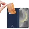 Dux Ducis atverčiamas dėklas SKIN PRO skirtas Samsung Galaxy S24 FE mėlynos splalvos