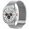 DUX DUCIS dirželis MILANESE nerūdijančio plieno magnetinis 47 mm sidabrinis