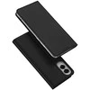 Dux Ducis Skin Pro dėklas skirtas Samsung Galaxy S25 Edge su Flip ir Card Slot - juodos spalvos