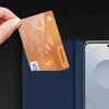 DUX DUCIS wallet dėklas SKIN PRO skirtas Samsung Galaxy S25 Edge mėlynas