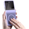 DUX DUCIS YIND dėklas, suderinamas su „MagSafe“, skirtas SAMSUNG Z Flip 8, šviesiai violetinis