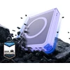 DUX DUCIS YIND dėklas, suderinamas su „MagSafe“, skirtas SAMSUNG Z Flip 8, šviesiai violetinis